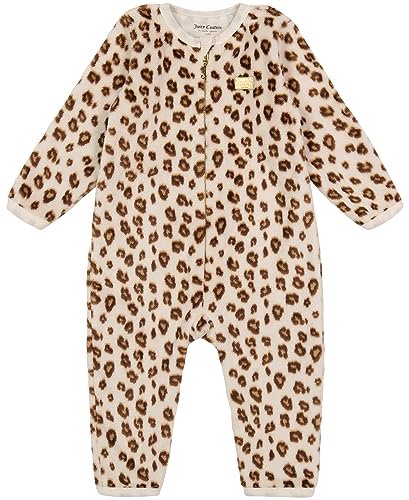 Juicy Couture Baby Girls Coverall, Zipper Closure, Everyday Casual Wear, Comfortable & Stylish Fit,...