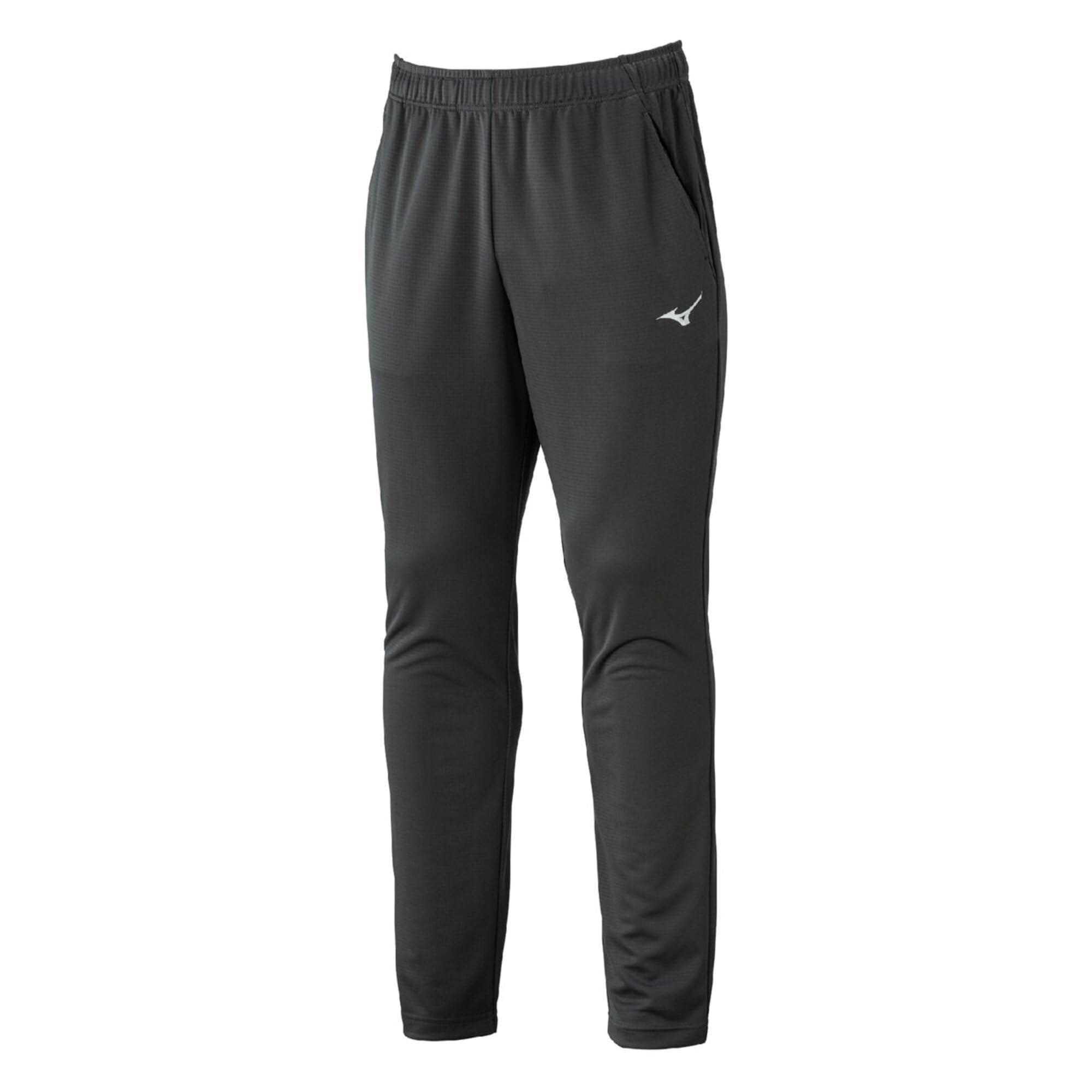 MIZUNO(ミズノ) トレーニングウェアナビドライ ニットロングパンツ 吸汗速乾 UPF15 32MDC195 メンズメンズ Medium charcoal/silver