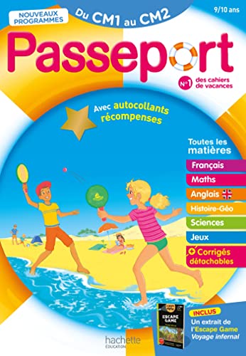 Passeport - Du CM1 au CM2 9/10 ans - Cahier de vacances 2025