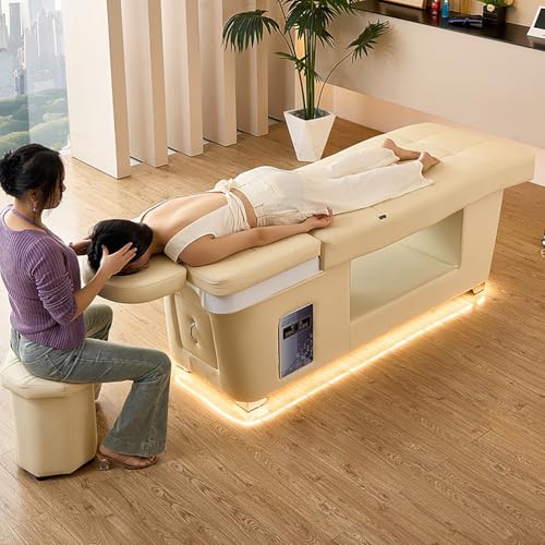 VIYFOEG Massage Shampoo Bed, Head Spa Equipment, Light Luxury Design with Water Cycle, Fumigation and Stool for Spa Beauty Salon - Image 7