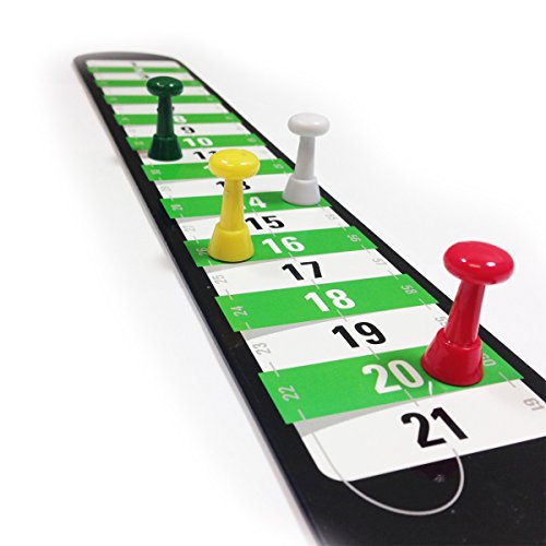 Ladder Golf Add-On Magnetic Game Scoreboard with Magnets, Green and White