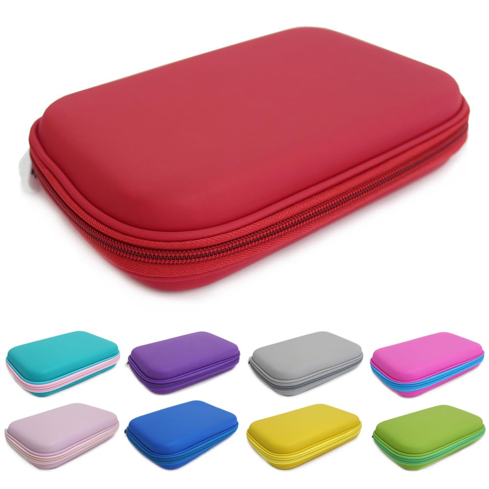 Fashionstationery.com Fashion Stationery Pencil Cases for Girls Boys Kids Children Teenagers Red Hard Shell School Pencil Case Hand Held Gaming Device Storage Case