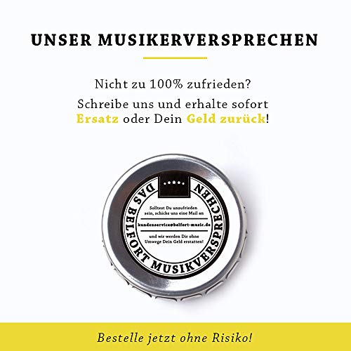 BELFORT 20 hochwertige Plektren für Gitarre - Zubehör Ebook + edle Geschenk Box - Gitarren Plektrum (E Gitarre, Akustikgitarre, Bass Guitar Picks) 4 Stärken: 0.46-1.20mm (Gitarren Zubehör Geschenk)