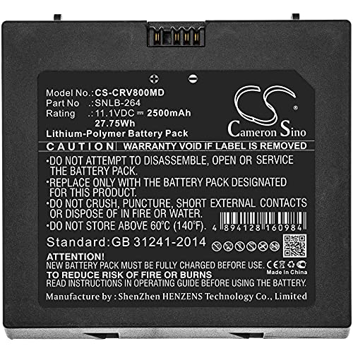 LIONX Battery Replacement for Carejoy H8 Portable Ultrasound S Portable Ultrasound S V7 SNLB-264 2500mAh / 27.75Wh 11.1v Li-Polymer Black