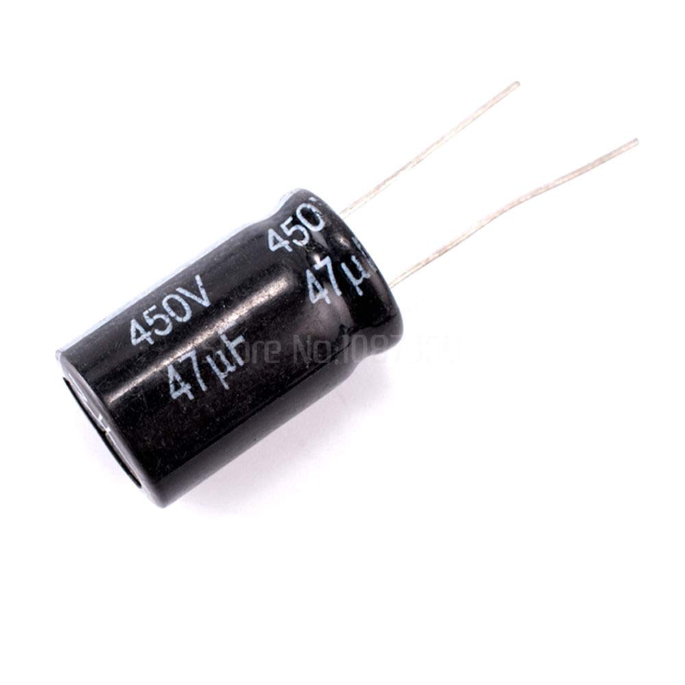 Condensatore Elettrolitico 47UF 400V Dimensioni 16X25mm 5/10 Pezzi