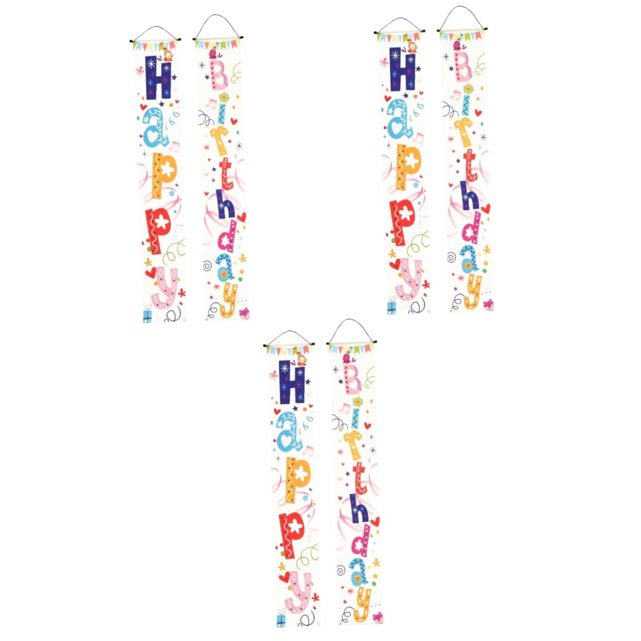Accessoires photo de fête d'anniversaire et rideau décoration de porte
