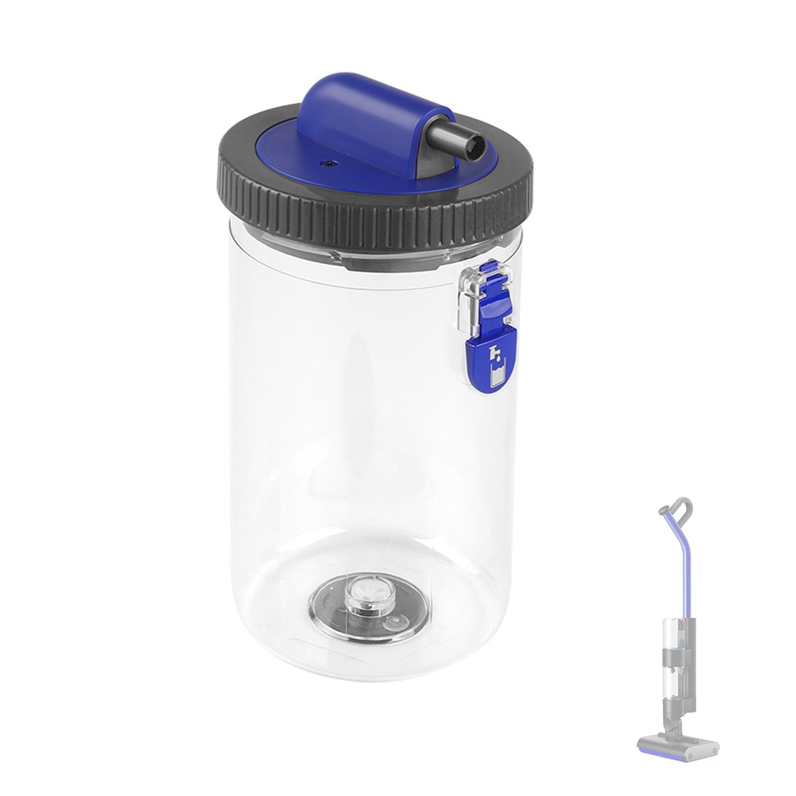 Cloudarrow Wash G1 Vacuum Replacement Water Tank - Cleaning Bucket Attachment Compatible with Dyson Wash G1, Spare Part Water Reservoir (Clear Water Tank)