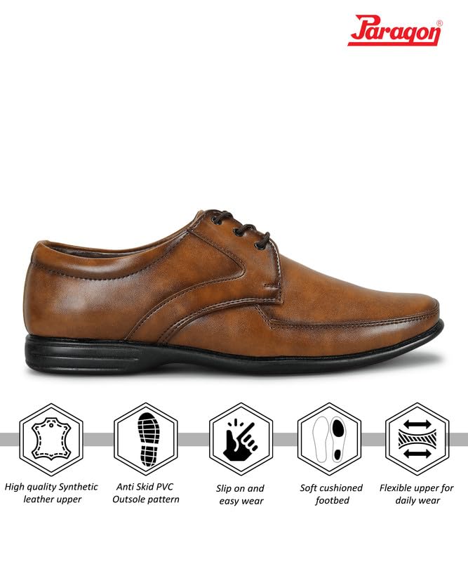 Image of PARAGON K11239G Formal Shoes for Men | Comfortable, Durable & Lightweight Shoes with Soft Cushioned Footbed | Easy Wear Slip On | Ideal for Daily & Occasional Use