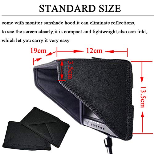 Rc 7 Inch Fpv Monitor 1024X600 Ips Lcd Display Screen Monitor With Hood Sun Shield For Rc Fpv Drone Quadcopter #TOP5