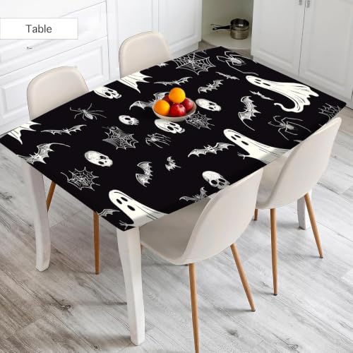 Image of Nuxovilar Ghost Halloween Party Decor Wallpaper 12x18In PVC