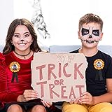 P1nkpopp 12PCS Halloween Costume Award Ribbon - Trick or Treat Contest Party Prize Decorations Supplies Favprs