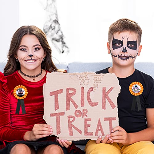 P1nkpopp 12PCS Halloween Costume Award Ribbon - Trick or Treat Contest Party Prize Decorations Supplies Favprs