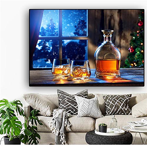Cuadros de cerveza y whisky para decorar tu cocina con un estilo escandinavo único
