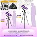 Telescope, 150EQ Newtonian Reflector Telescope for Adults & Beginners, Professional Telescopes for Adults High Powered Astronomy with Equatorial Mount, Phone Mount, Dust Cover & Carrying Bag