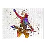 artboxONE Ravensburger-Puzzle XXXL (2000 Teile) Sport Young Snowboarder-c - Puzzle Sport Competition Competitive