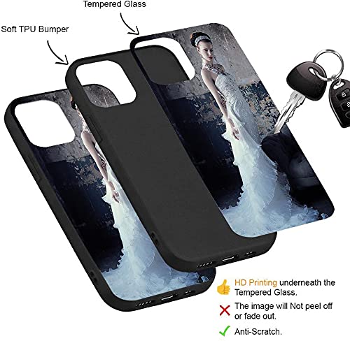 Custodia Personalizzata Per HONOR X7 Con Foto E Testo - Bordo TPU E Retro In Vetro Temperato - Cover Unica E Originale