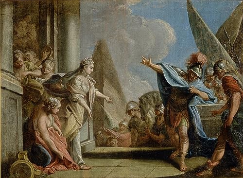 Impression sur toile de l'Allégorie de la Conquête de Tauride 60x90cm de Torelli