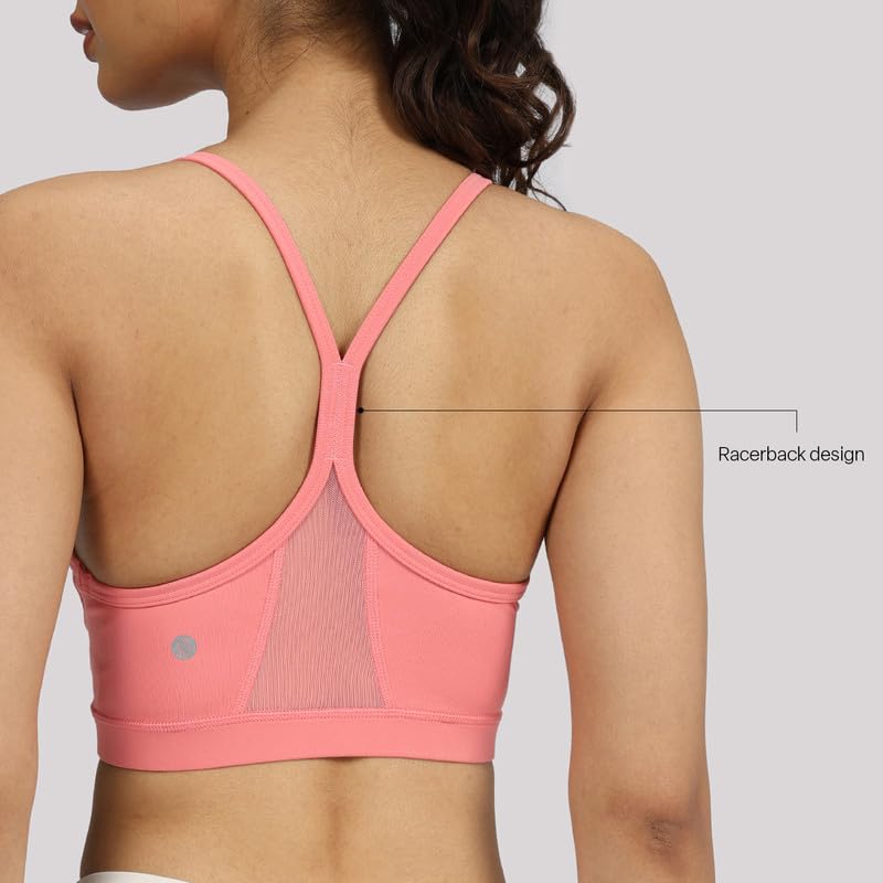Image of BlissClub Ultimate Strappy Sports Bra | Removable Cups | Strappy Racerback Design | Elasticated Hem | CloudSoft TM Fabric