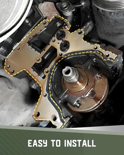 Image of 24405911 Engine Timing Cover Gasket Fit for Chevrolet Chevy Sonic 2012-2018 Cruze 2011-2015 1.8L L4 Aveo 2009-2011 Pontiac G3 2009-2010 1.6L L4, Chain Case Cover Gasket