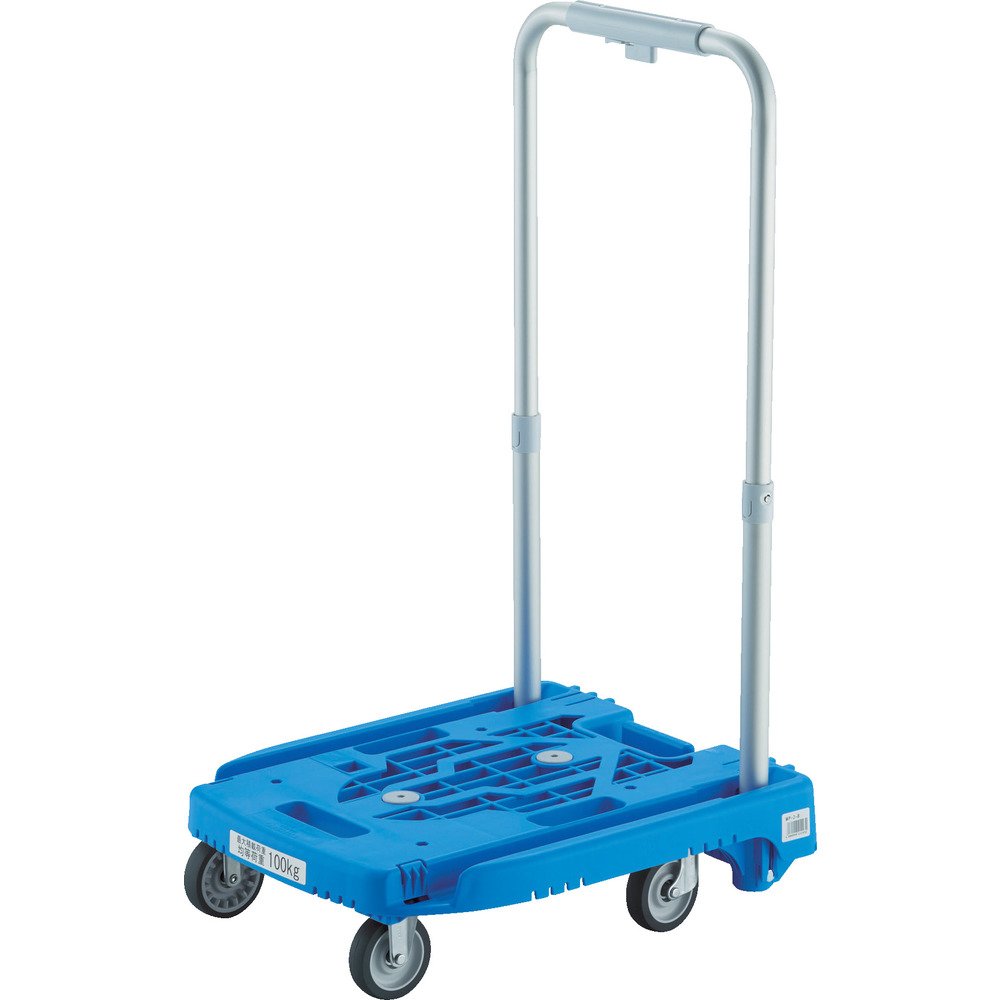 TruscoLight-Duty Resin Trolly W/Foldable Handle weego WP-2G-B