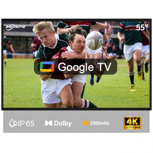 360SPB DISPLAY 55 Inch Outdoor TV, 4K Ultra HD Google