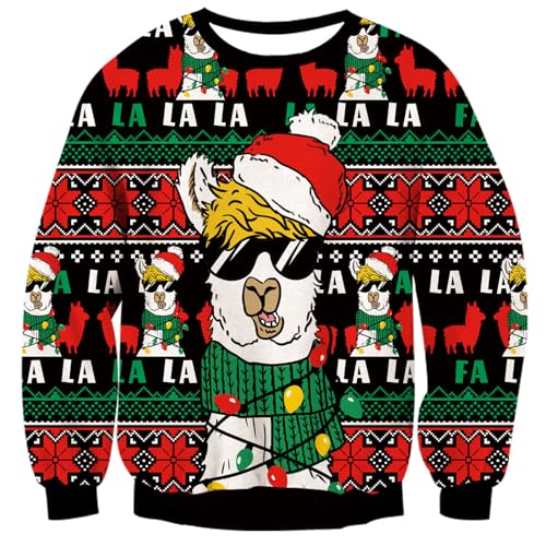 Fanient Jungen Weihnachtspullover Kinder Strickpullover Mädchen...