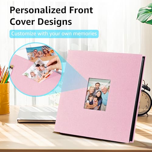 DazSpirit Photo Albums 6x4 Inch 600 Pockets Slip In, Customizable Linen Cover 10x15cm Photo Album, Large Capacity - Image 3