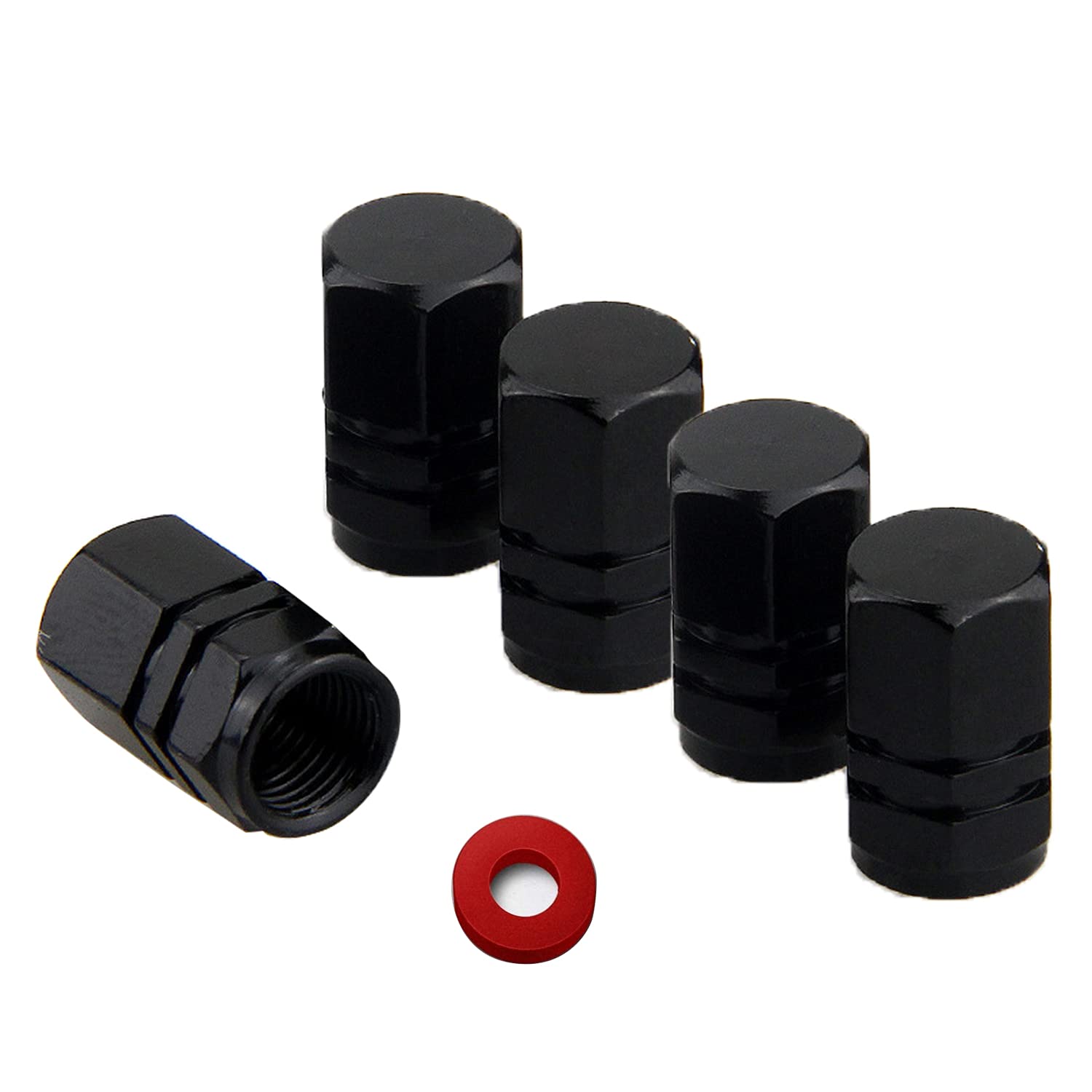 Ventieldopjes - Rood - 4 stuks - - de webshop voor mannen