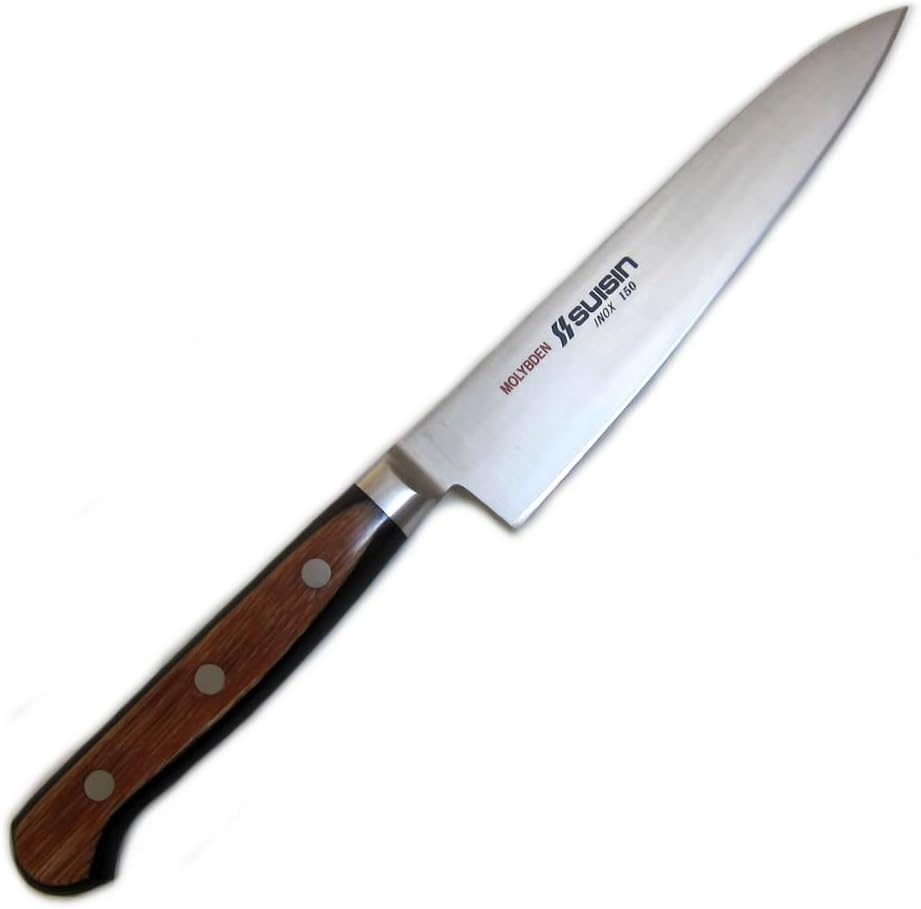 com Suisin Inox Western-Style Knife Series, Genuine Sakai-Manufactured, Inox Steel 5.9โ (150mm) Utility Knife