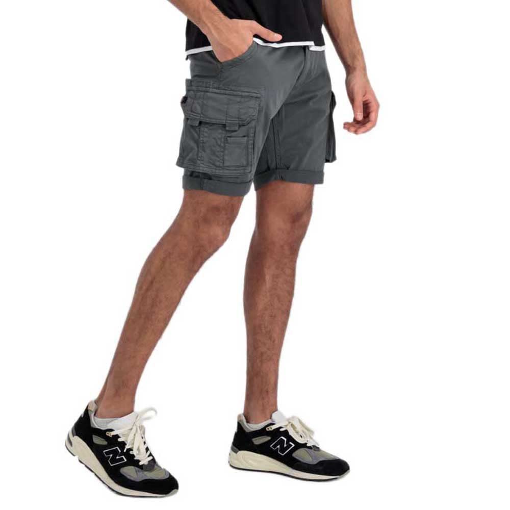 Alpha Industries Crew Short Mens Vintage Grey