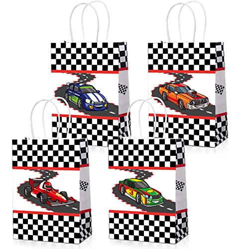 Sac de fête de course en papier kraft résistant et stable pour bonbons x24