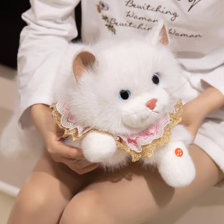 Image of This unique and adorable backpack is great for cat lovers and fashion | Experience the charm of our Realistic Stuffed Cat Shaped Backpack, designed to resemble a lifelike cat |