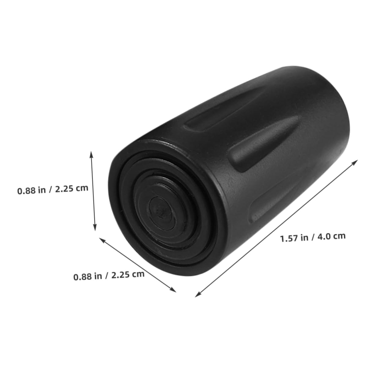 BESPORTBLE 6Pcs Non Slip Cane Replacement Tips Durable Crutch Tips for Enhanced Stability for Walking Sticks and Hiking Accessories