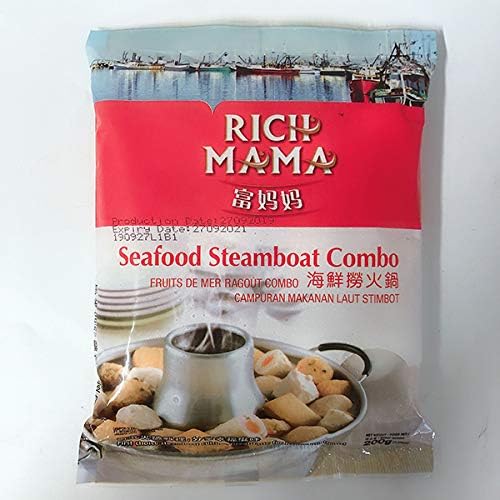 Amazon 富媽媽 海鮮撈火鍋 0g Seafood Steamboat Combo 冷凍便 魚丸 つみれ 団子 鱼丸 火鍋料理 おでん 華華百貨店 冷凍食品 鍋の素 通販