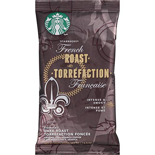 Starbucks, SBK12411958, French Roast Ground Coffee Packets, 18 / Box