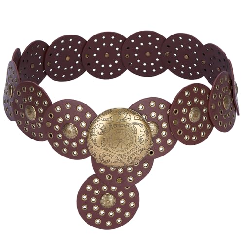 Ceinture bohème pour robe de cowgirl marron foncé pour sublimer vos tenues de festival