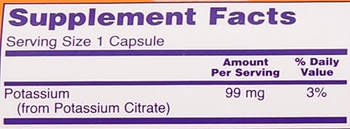 Miniatura 2 de NOW Citrato de Potasio 99 mg,180 Cápsulas