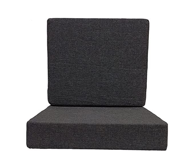 Naman Arts Sofa Foam Cushions with Zip Cover Sofa Gaddi (Seat 22"x21