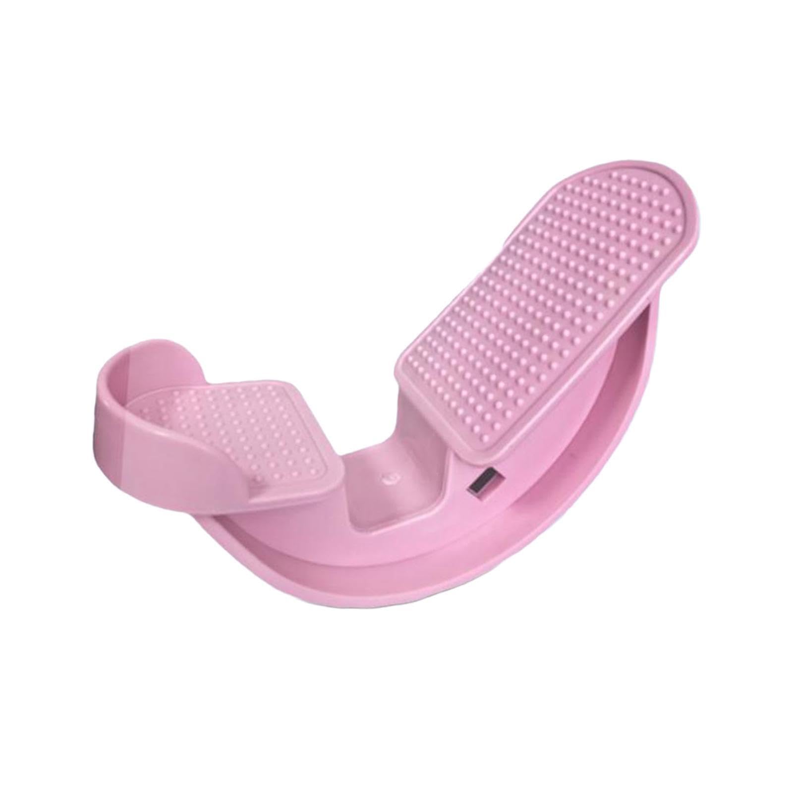 Zanthicia Calf Exercise Stand Home Gym Professional For Optimal Stretching Using Foot Rocker And Pedal Stretcher Massage Fitness Pedal Stretcher Plantar For Yoga, pink, 27x13cm