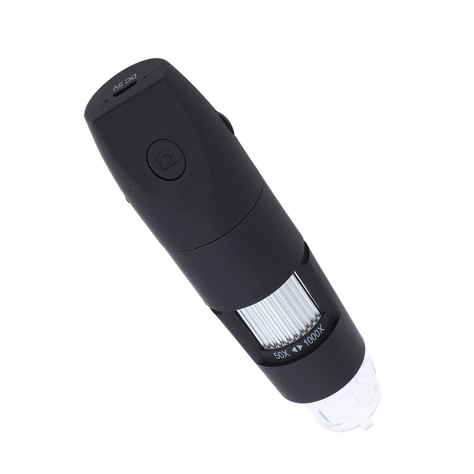 Zunate Microscopio Digital Inalámbrico 1080P 1000X |Cámara de Bolsillo WiFi USB para Inspección de Circuitos de Piel Enfoque Manual (Black)
