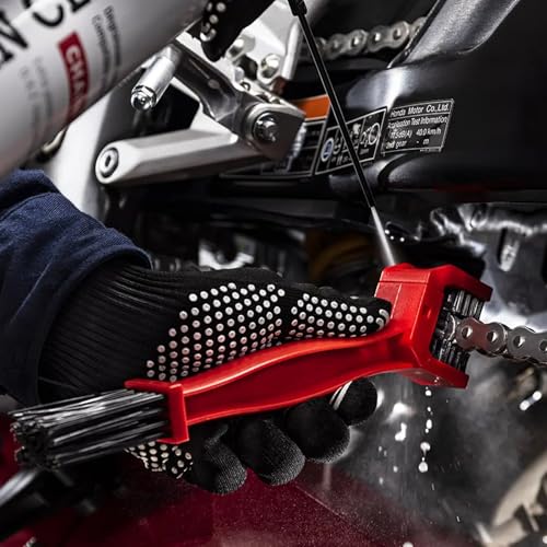 Image of DYC 428H Motorcycle Chain 122 Links(Gold /Black) with Master Links, Chain Breaker Tool & Chain Brush for 125-250cc Motorcycle /ATV /Dirt Bike /Pit Bike /Go Kart SSR TaoTao Coolster Apollo Baja Kazuma