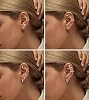 LOLIAS Hypoallergenic Surgical Steel Earrings for Sensitive Ears-Flat Back Earrings for Women Men 20G Small Stainless Steel Flatback Stud Hoop Cartilage Earring Stacks for Multiple Piercing Silver #3