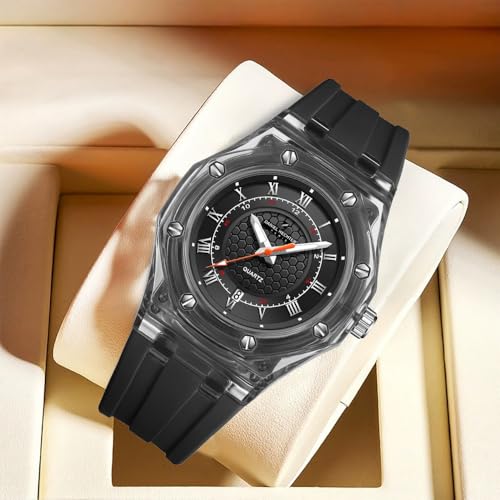 Image of Daniel Hechter Paris Montparnasse Collection Analog Watch for Men with Roman Indices, Octagone Dial and Silicon Strap-DHM1006