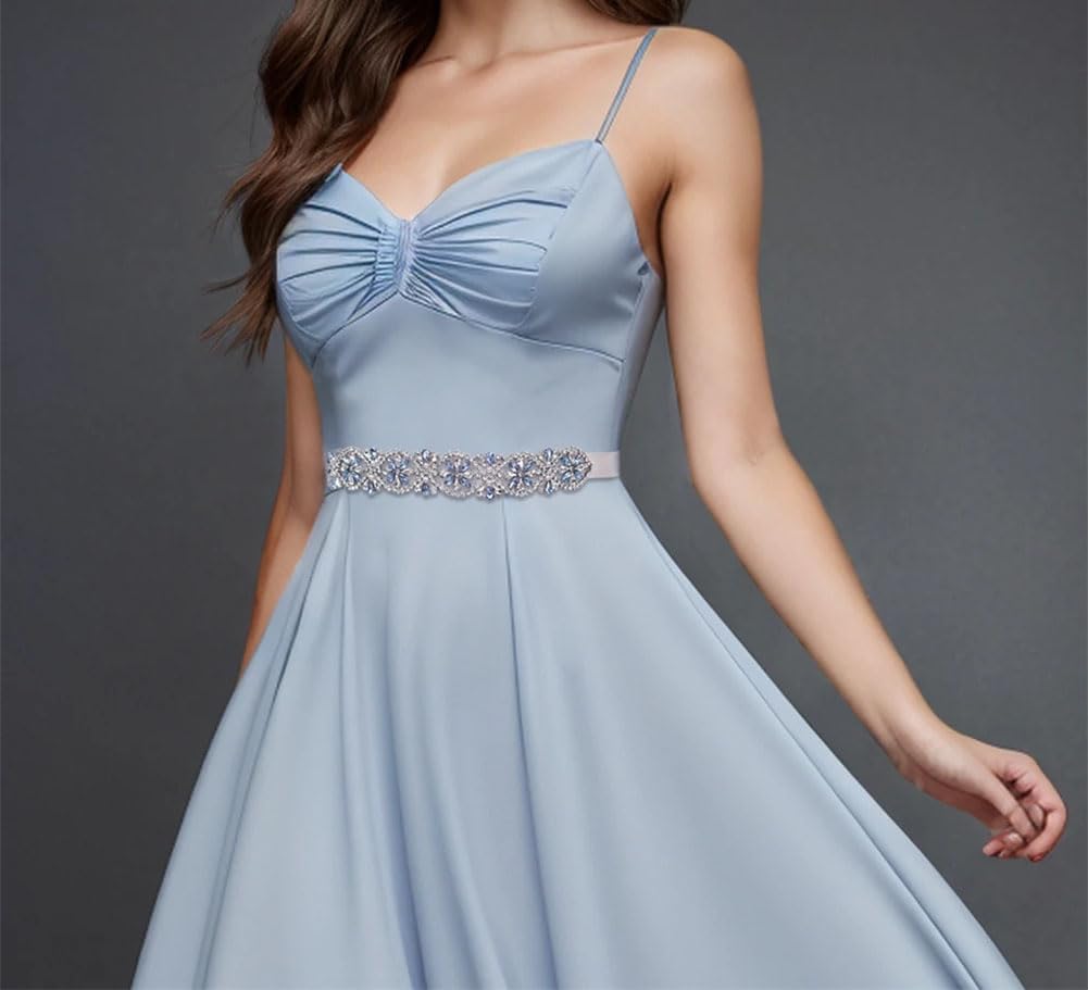 Cinturón de diamantes de imitación para boda, vestido de banquete, accesorios de regalo de vacaciones, cinta de disfraz