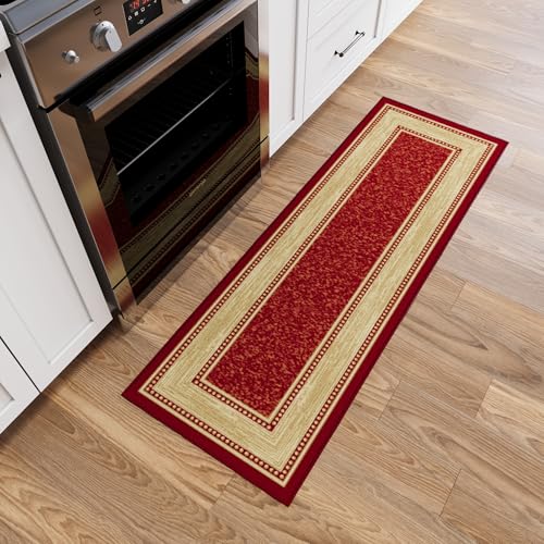 Ottomanson Hallway Runner Rug 20' x 53' Non Slip...