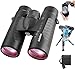 Produktbild Adasion Fernglas für Erwachsene, Fernglas Klein Wasserdicht 12 x 42 mit Handy Adapter und Stativ, Superhelle Leichte Ferngläser für Vogelbeobachtung Jagd Sport Wandern Kreuzfahrt Reisen Konzert