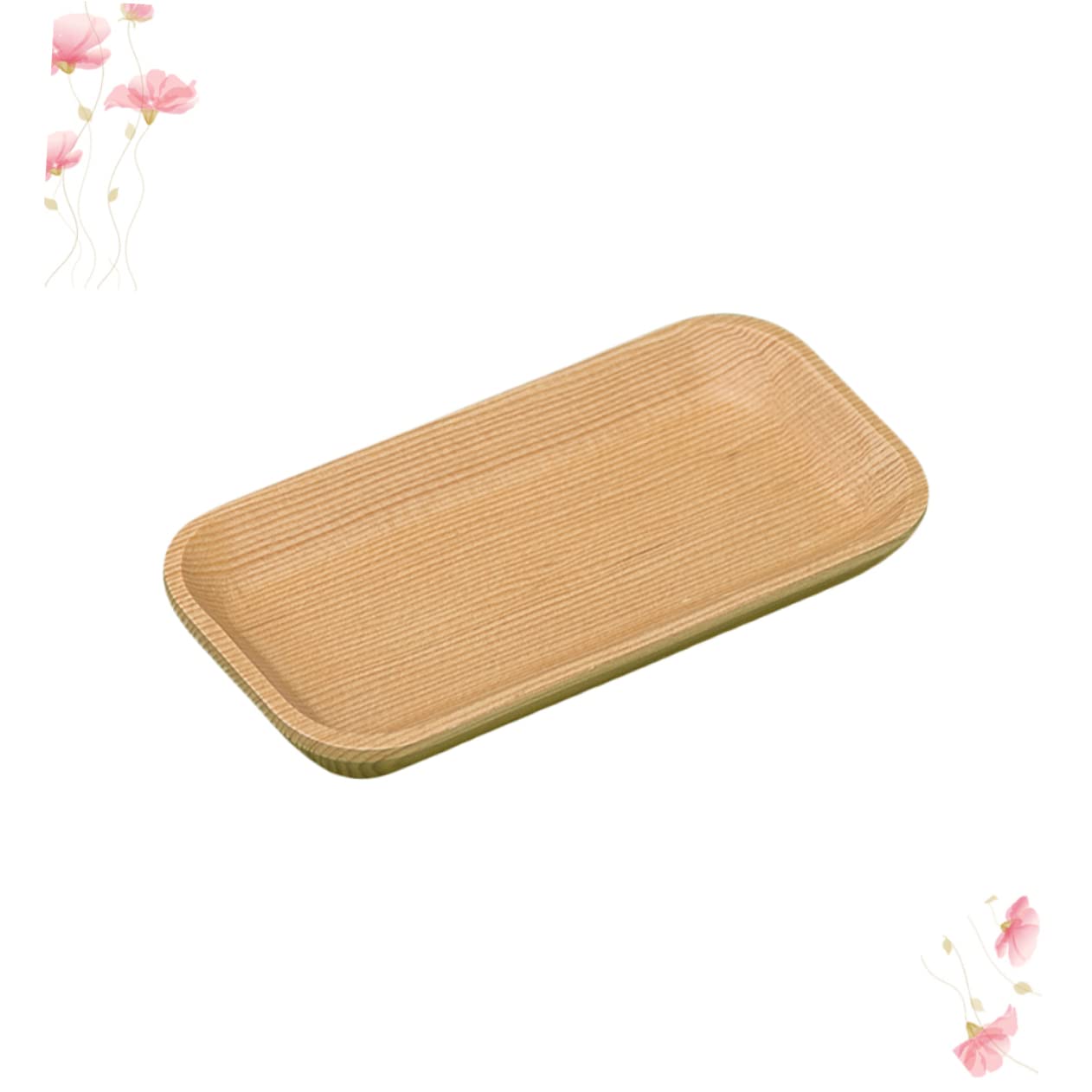 COLLBATH Serving Plate Nut Tray Fruit Tray Vegetable Tray Platter Condiment Dish Sushi Plate Jewelry Tray Dipping Dish Sushi Platter Appetizer Tray Sushi Display Para Mini Postres Wooden