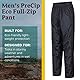 Marmot Herren PreCip Eco Full Zip Pant Long, Wasserdichte Regenhose, winddichte Wanderhose, atmungsaktive Regenkleidung zum Wandern und Trekking, Black, M
