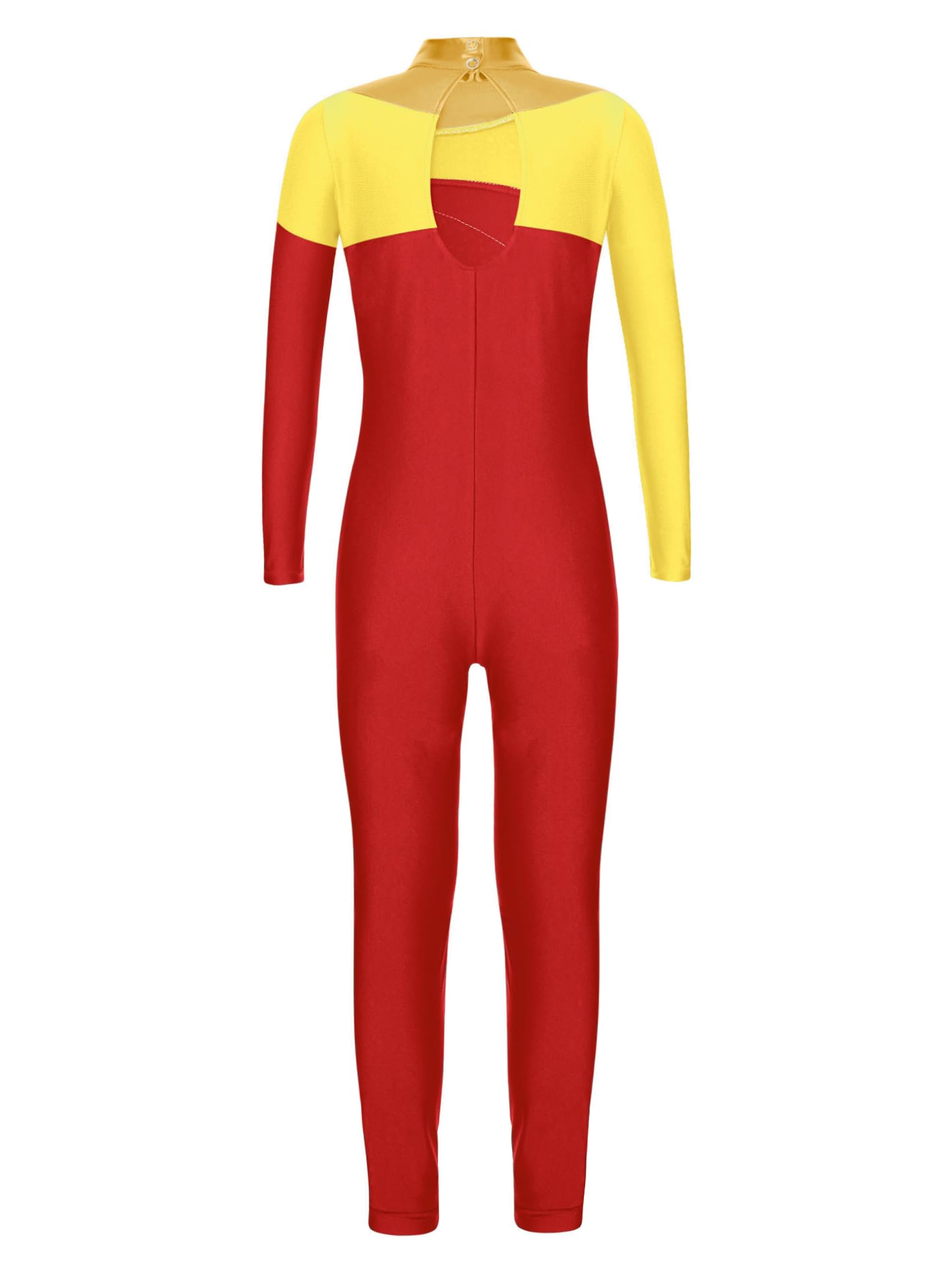Oyolan Body De Danza Niña Mono Elástico De Gimnasia Rítmica Maillot Brillante De Patinaje Artistico Mono De Deportivo Fitness Yoga