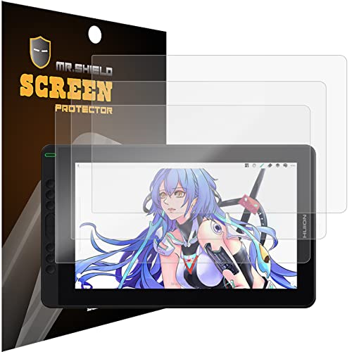 Mr.Shield Protector de Pantalla para Huion Kamvas 13 Drawing Tablet Anti Glare [Matte] [3 Piezas]...